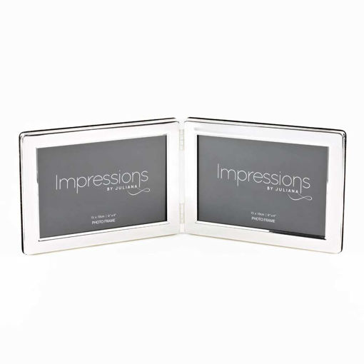 Picture of SILVER FRAME DOUBLE 4X6 LANDSCAPE